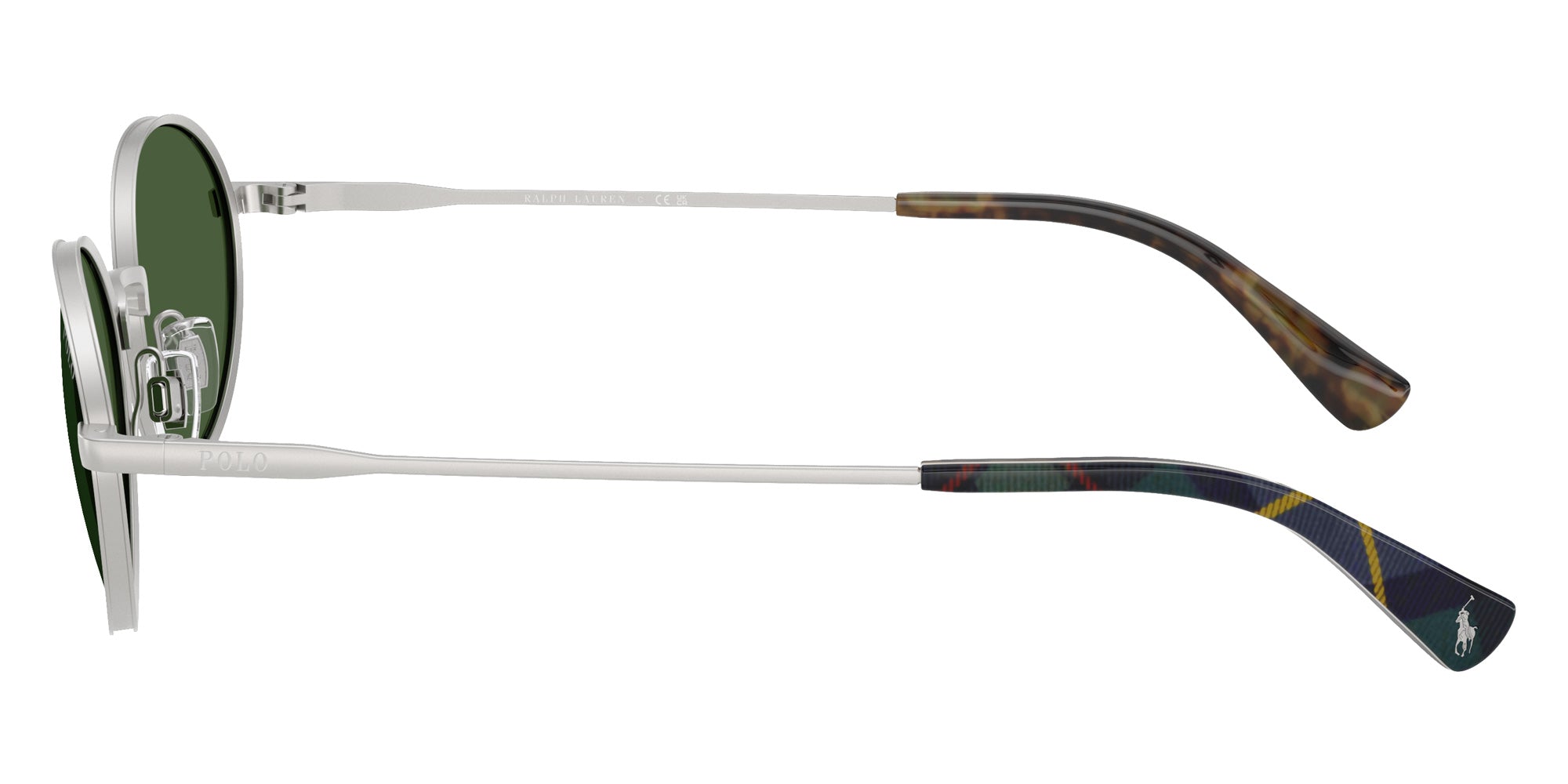 POLO RALPH LAUREN PH3162 931671 53 - Semishiny Silver / Bottle Green #id:ph3162931671_s:104110
