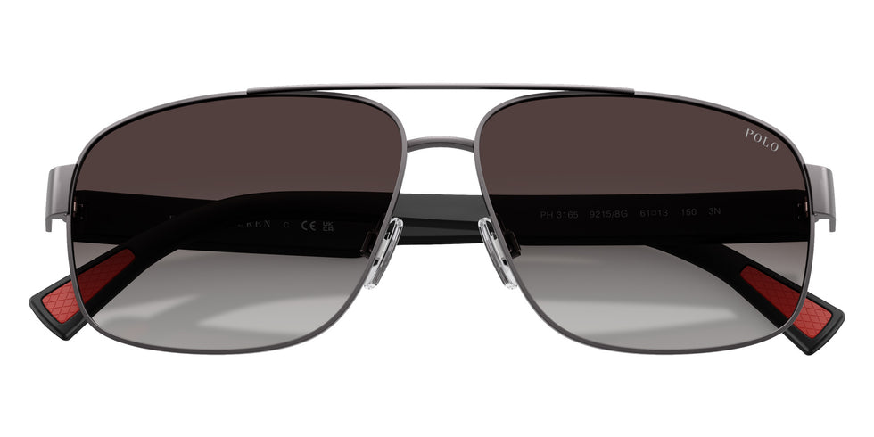 POLO RALPH LAUREN PH3165 92158G 61 - Semishiny Dark Gunmetal #id:ph316592158g_s:100120