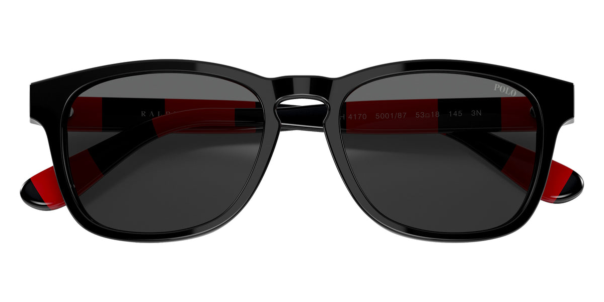 POLO RALPH LAUREN PH4170 500187 53 - Shiny Black / Gray #id:ph4170500187_s:100120