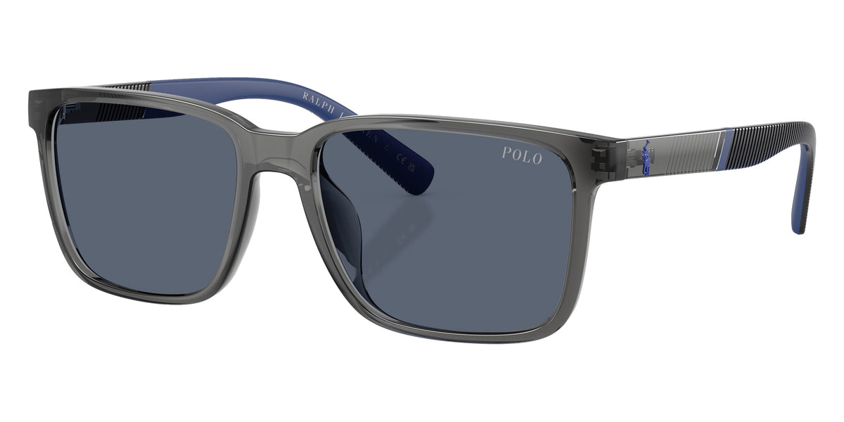 POLO RALPH LAUREN PH4189U 579987 55 - Shiny Transparent Gray / Dark Blue #id:ph4189u579987_s:100105