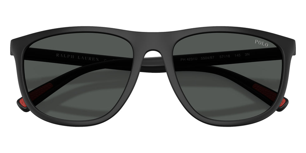 POLO RALPH LAUREN PH4231U 550487 57 - Matte Black / Dark Gray #id:ph4231u550487_s:104120