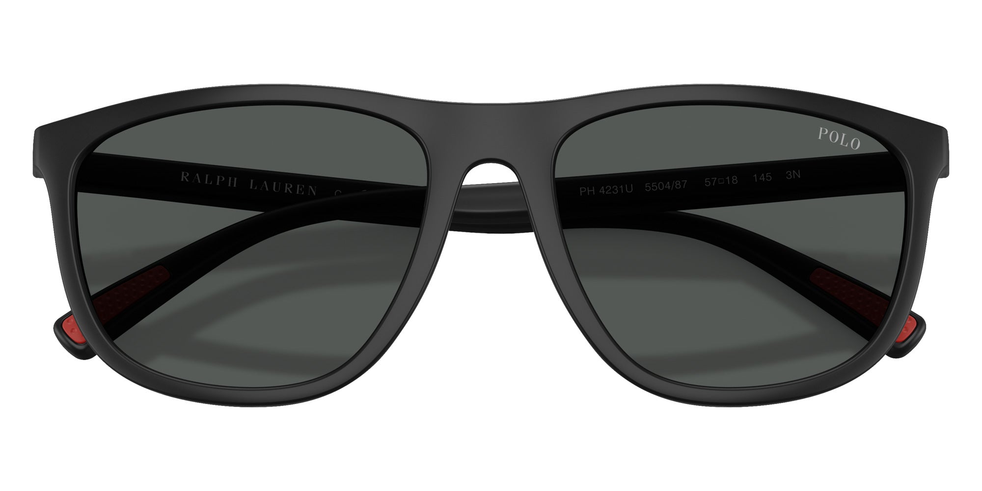 POLO RALPH LAUREN PH4231U 550487 57 - Matte Black / Dark Gray #id:ph4231u550487_s:104120