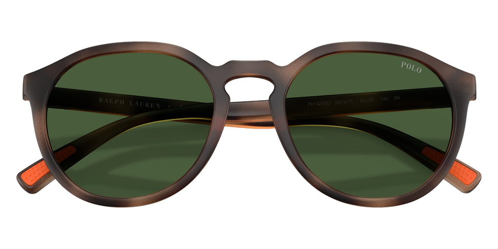 POLO RALPH LAUREN PH4232U 597471 53 - Matte Dark Havana / Bottle Green #id:ph4232u597471_s:106120