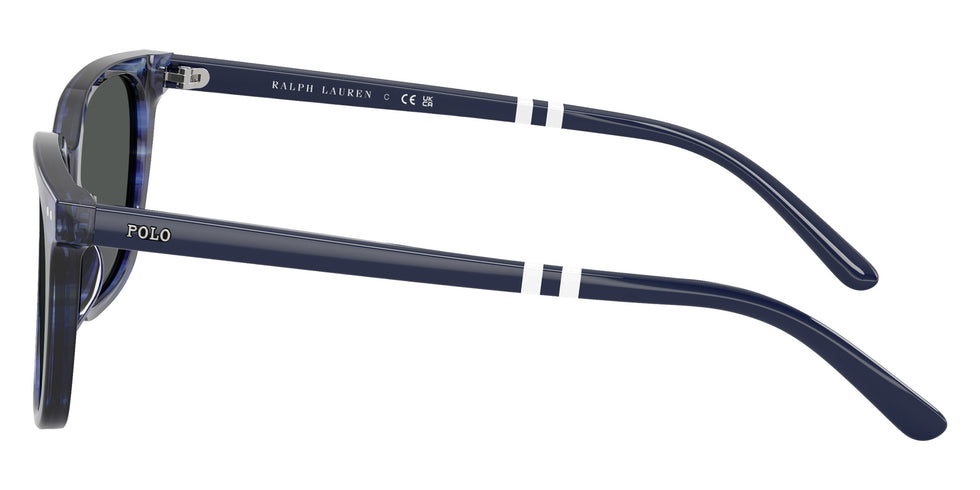 POLO RALPH LAUREN PH4235U 631487 54 - Shiny Striped Blue / Dark Gray #id:ph4235u631487_s:106110