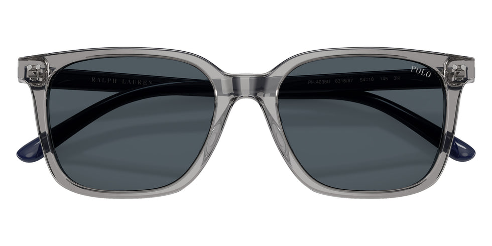 POLO RALPH LAUREN PH4235U 631887 54 - Shiny Transparent Gray / Bottle Green #id:ph4235u631887_s:108120