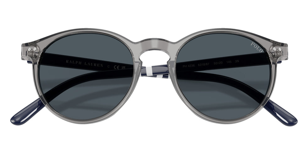 POLO RALPH LAUREN PH4236 631887 50 - Shiny Transparent Gray / Dark Gray #id:ph4236631887_s:106120