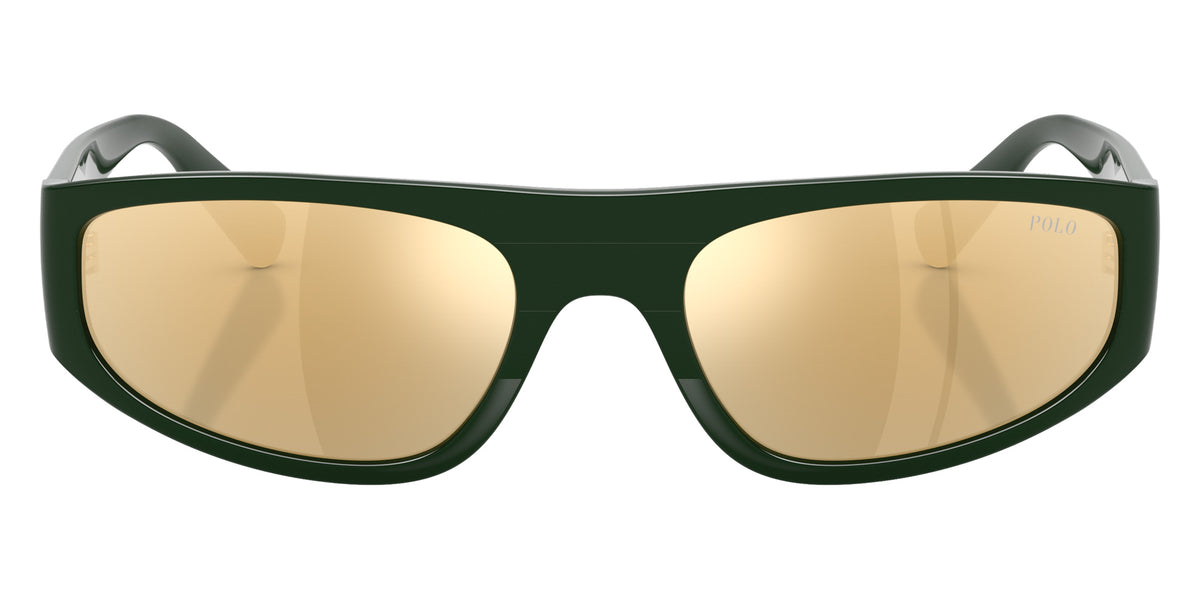 POLO RALPH LAUREN PH4250U 58567P 57 - Shiny Polo Bar Green / Brown Mirrored Gold #id:ph4250u58567p_s:100100