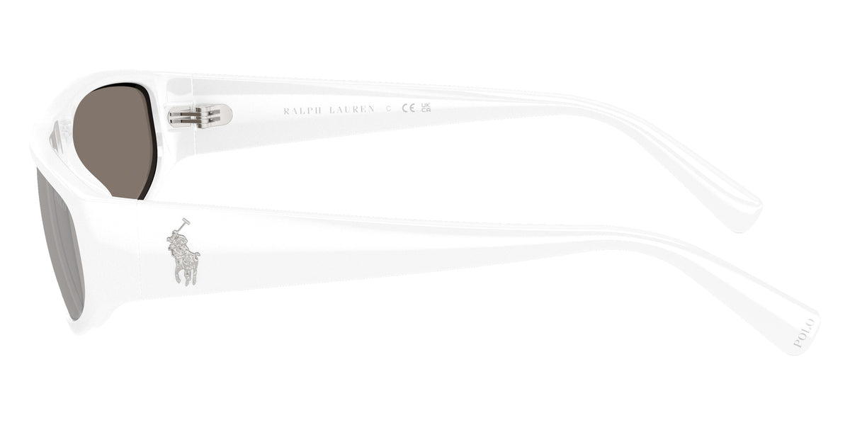 POLO RALPH LAUREN PH4250U 58596G 57 - Shiny White / Light Gray Mirrored Silver #id:ph4250u58596g_s:106110