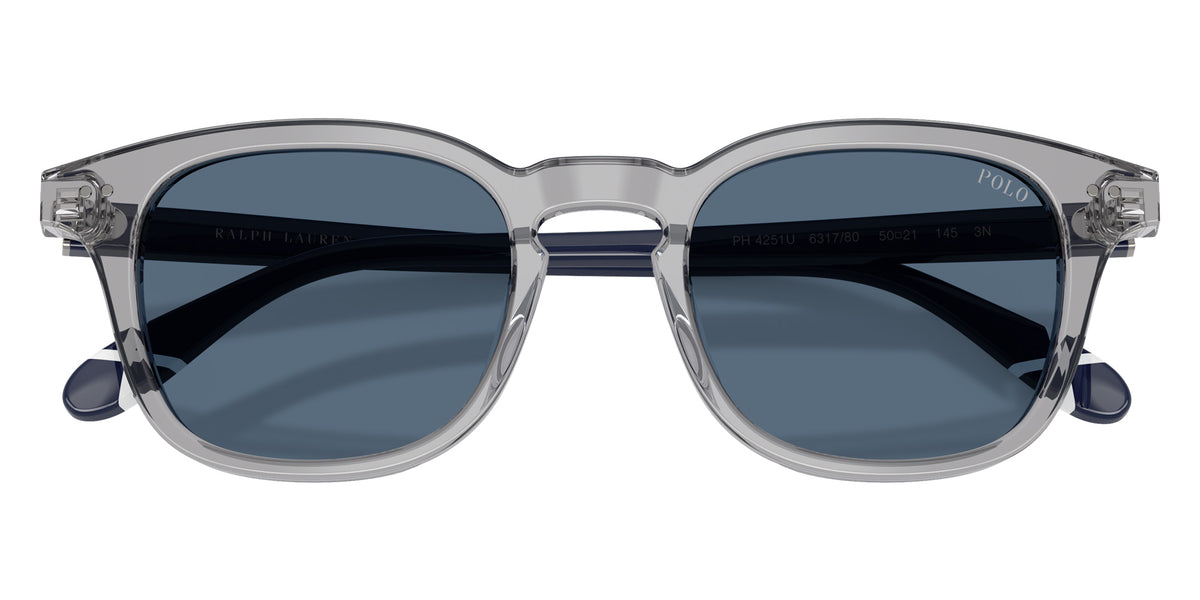 POLO RALPH LAUREN PH4251U 631780 50 - Shiny Transparent Gray / Dark Blue #id:ph4251u631780_s:108120