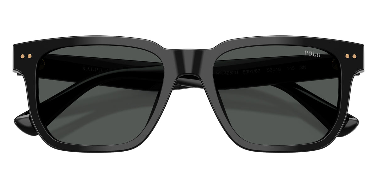 POLO RALPH LAUREN PH4252U 500187 53 - Shiny Black / Dark Gray #id:ph4252u500187_s:102120
