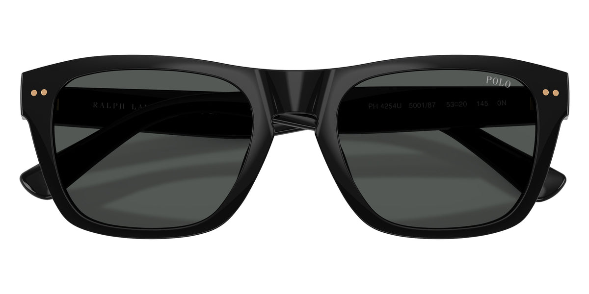 POLO RALPH LAUREN PH4254U 500187 53 - Shiny Black / Dark Gray #id:ph4254u500187_s:100120