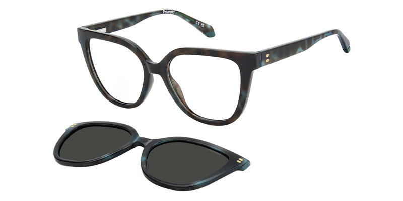 Polaroid PLD D596/C 0CVTM9 53 - Teal Havana #id:pldd596c0cvtm9_s:102105