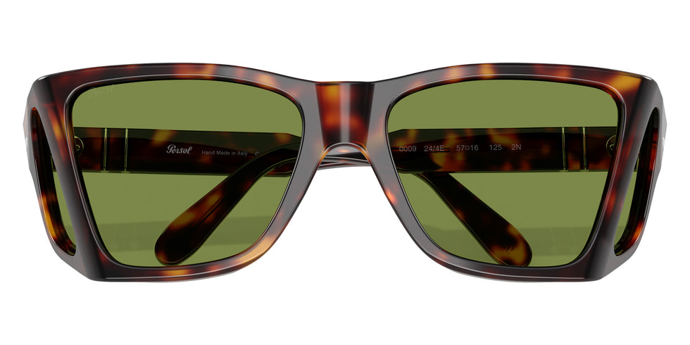Persol PO0009 24/4E 57 - Havana / Green #id:po0009244e_s:100125