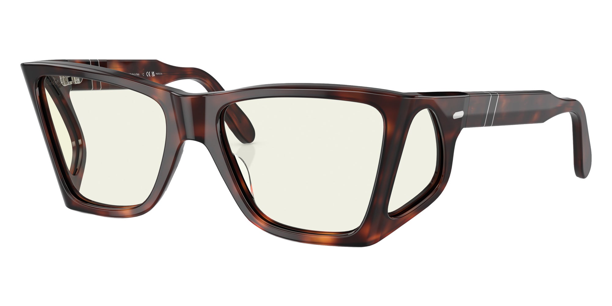Persol PO0009 24/BL 57 - Havana / Photochromic Clear to Gray with Blue Light Filter Mirrored #id:po000924bl_s:100105