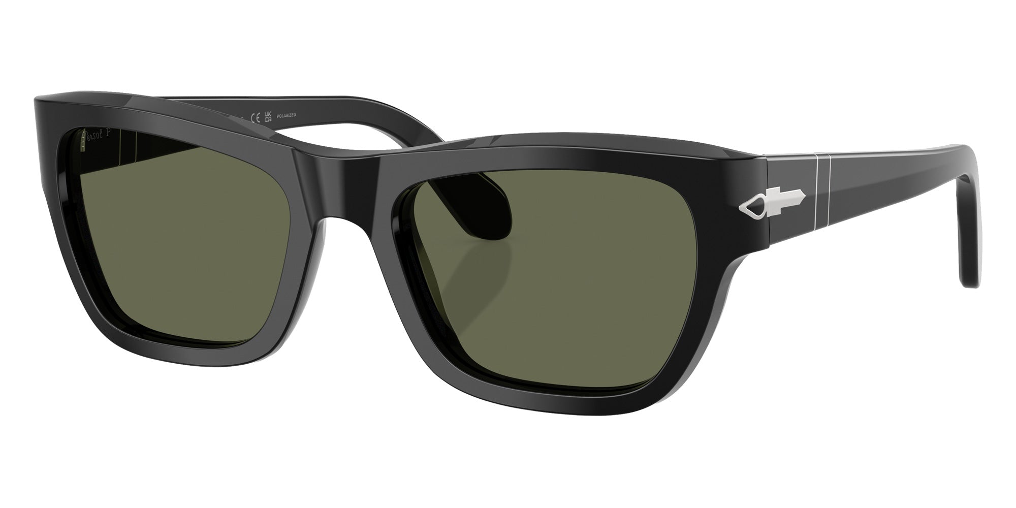 Persol PO0091S 95/58 53 - Black / Green Polarized #id:po0091s9558_s:100105
