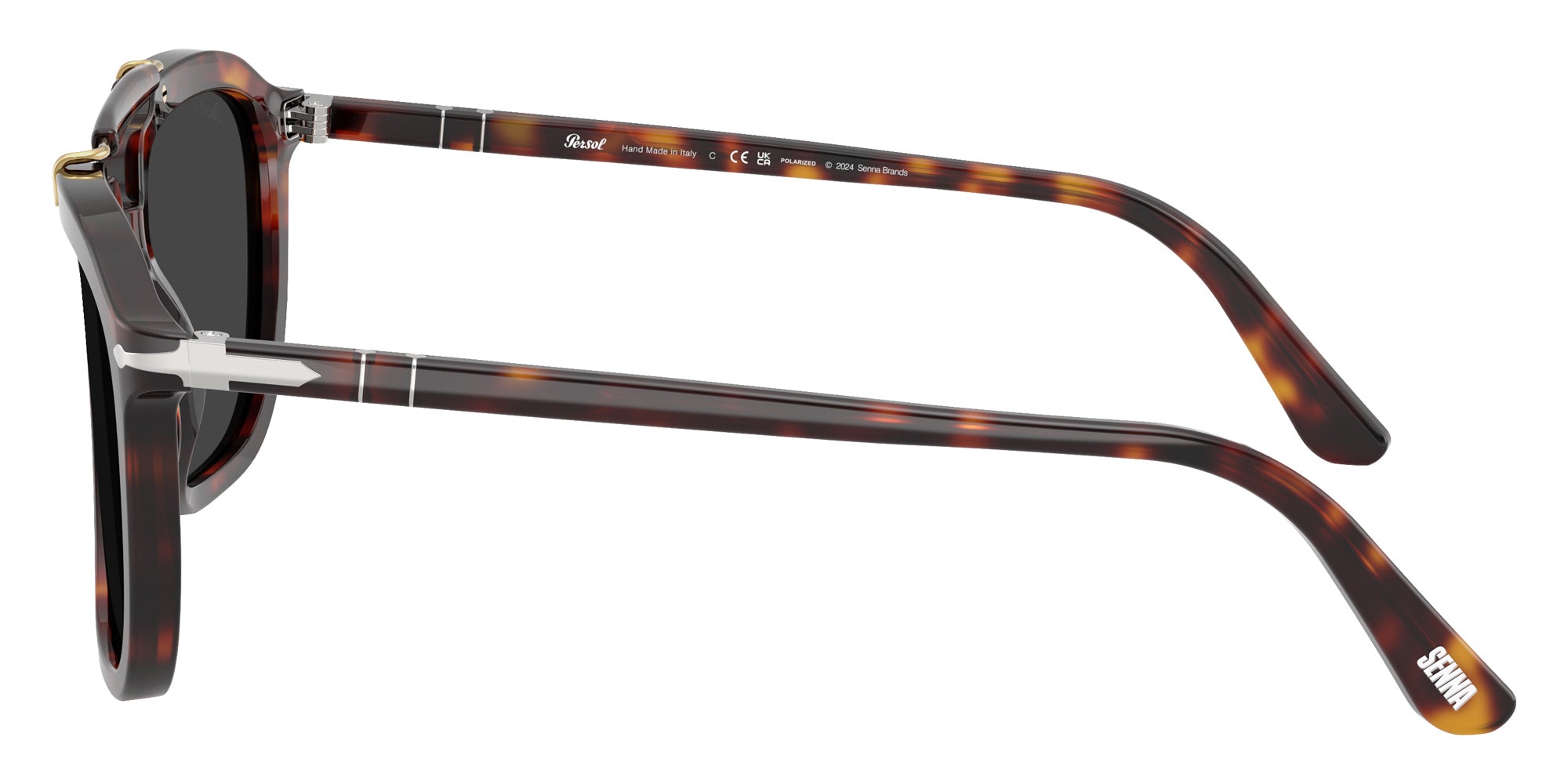 Persol PO0203S - Senna Series 24/48 57 - Havana / Polarized Black #id:po0203s2448_s:100110