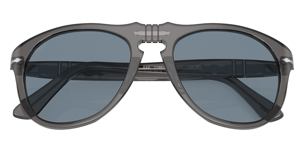 Persol PO0649 649 - Original 119656 54 - Transparent Gray / Blue #id:po0649119656_s:102125