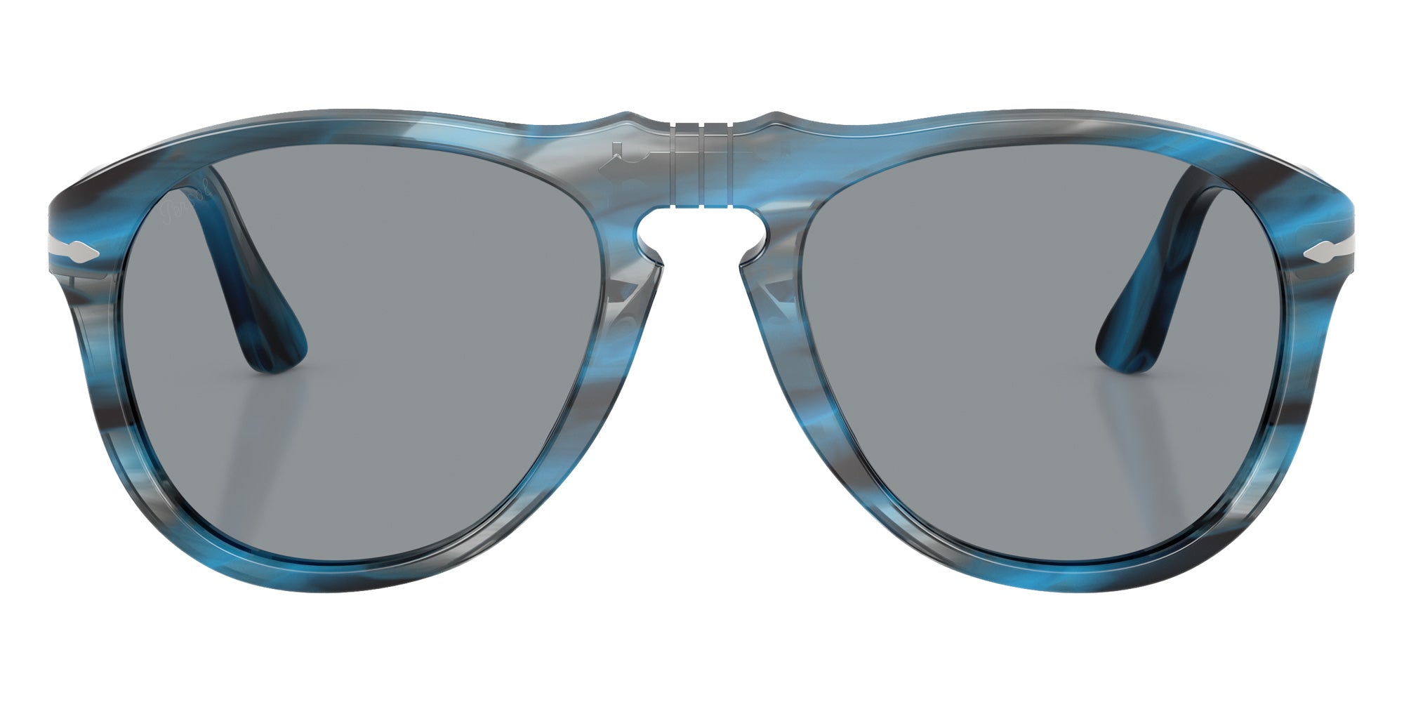 Persol PO0649 649 - Original 1234R5 54 - Striped Blue And Gray / Gray #id:po06491234r5_s:106100