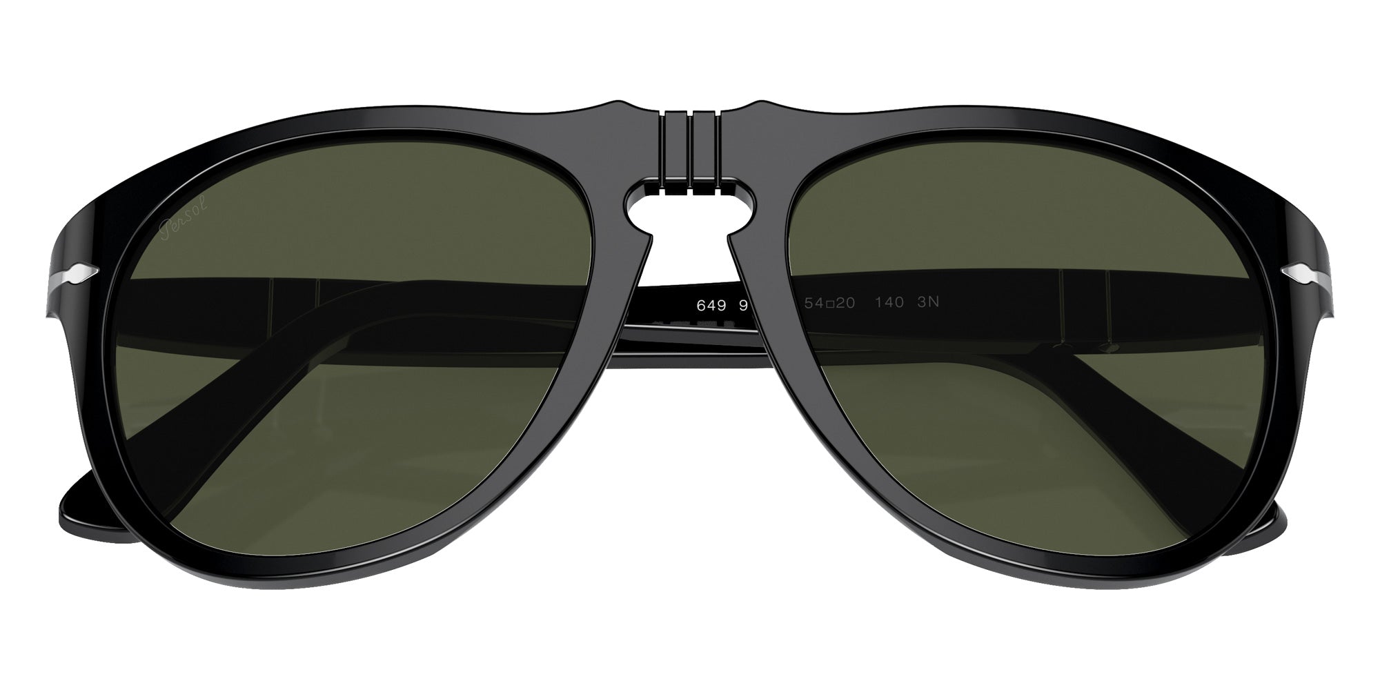 Persol PO0649 649 - Original 95/31 52 - Black / Green #id:po06499531_s:118120