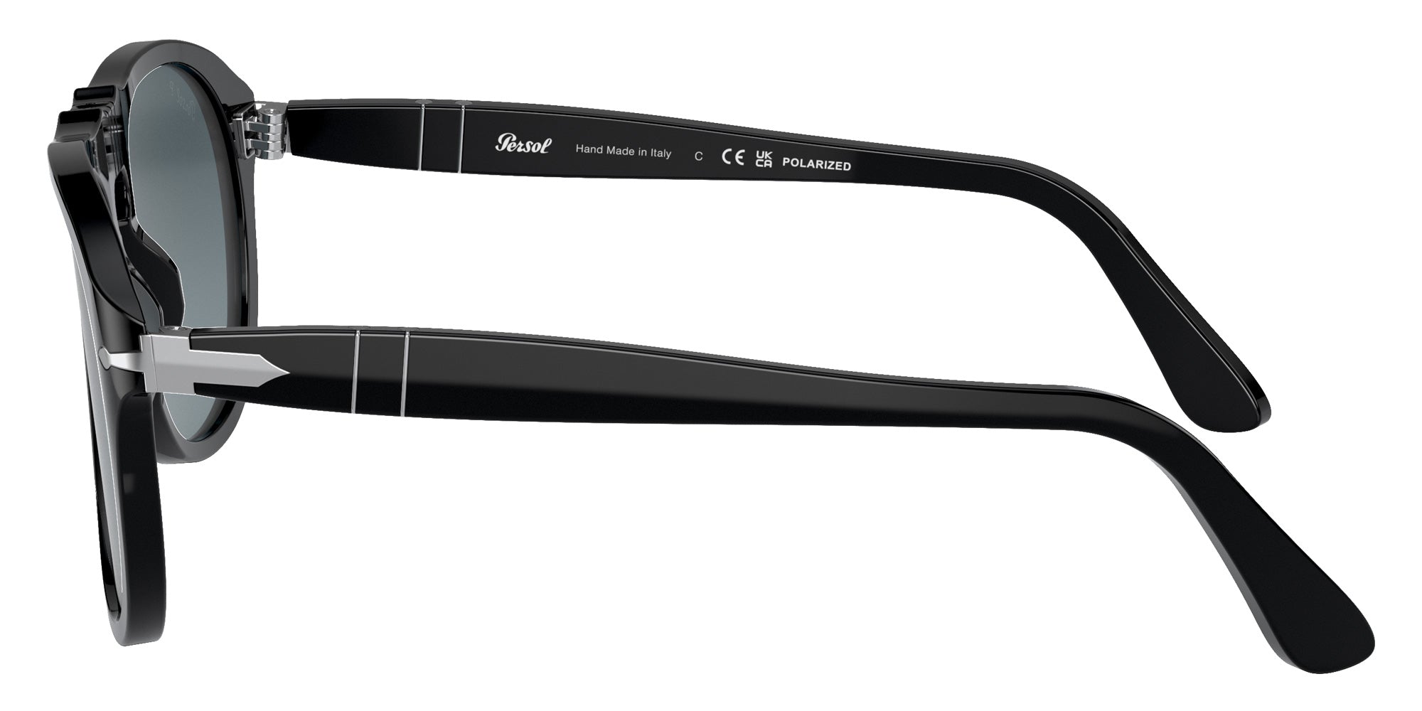 Persol PO0649 649 - Original 95/S3 54 - Black / Light Blue Gradient Dark Blue Polarized #id:po064995s3_s:122110