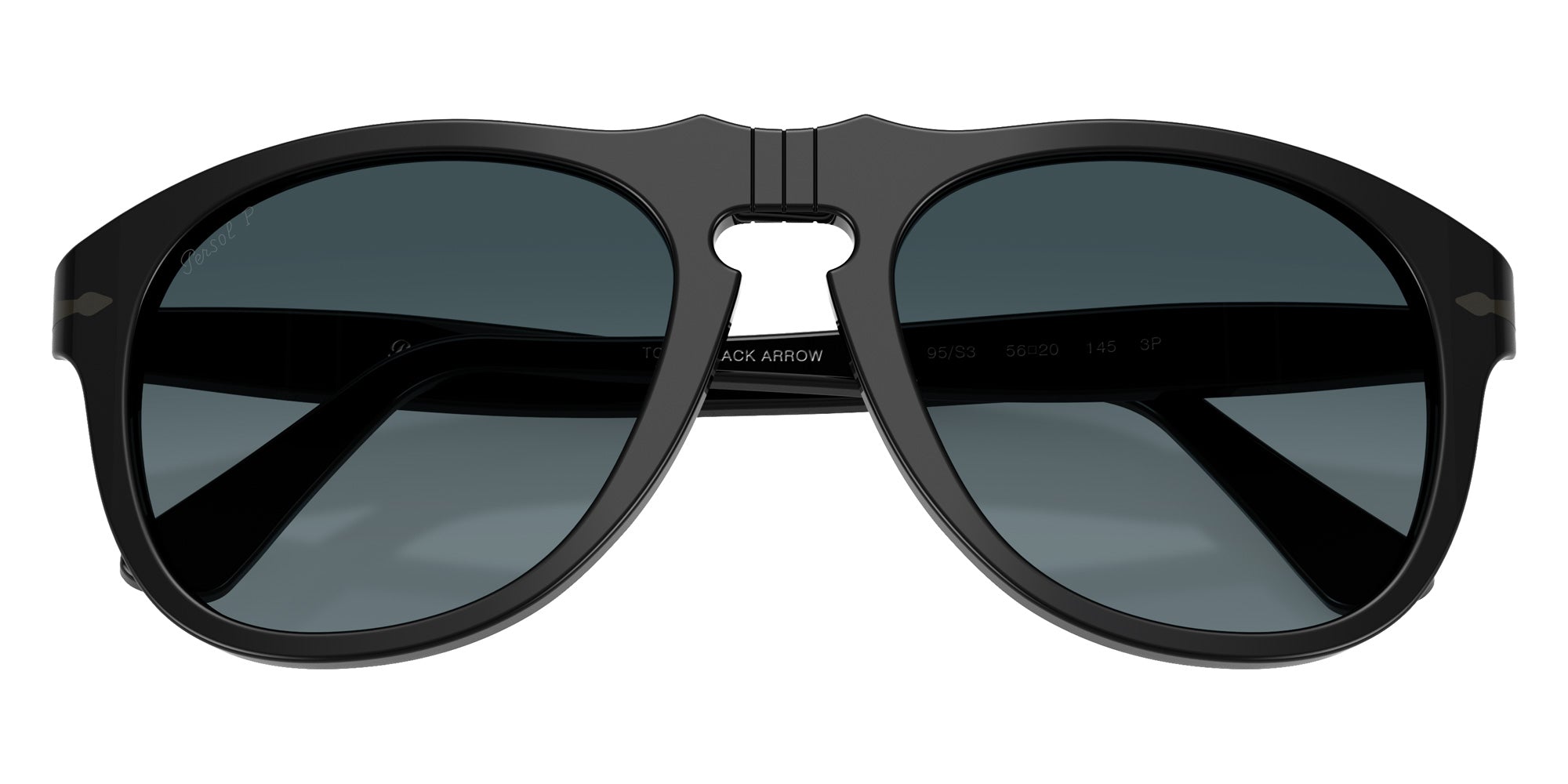 Persol PO0649NE - Total Black Arrow 95/S3 54 - Black / Blue Gradient Polarized #id:po0649ne95s3_s:112125