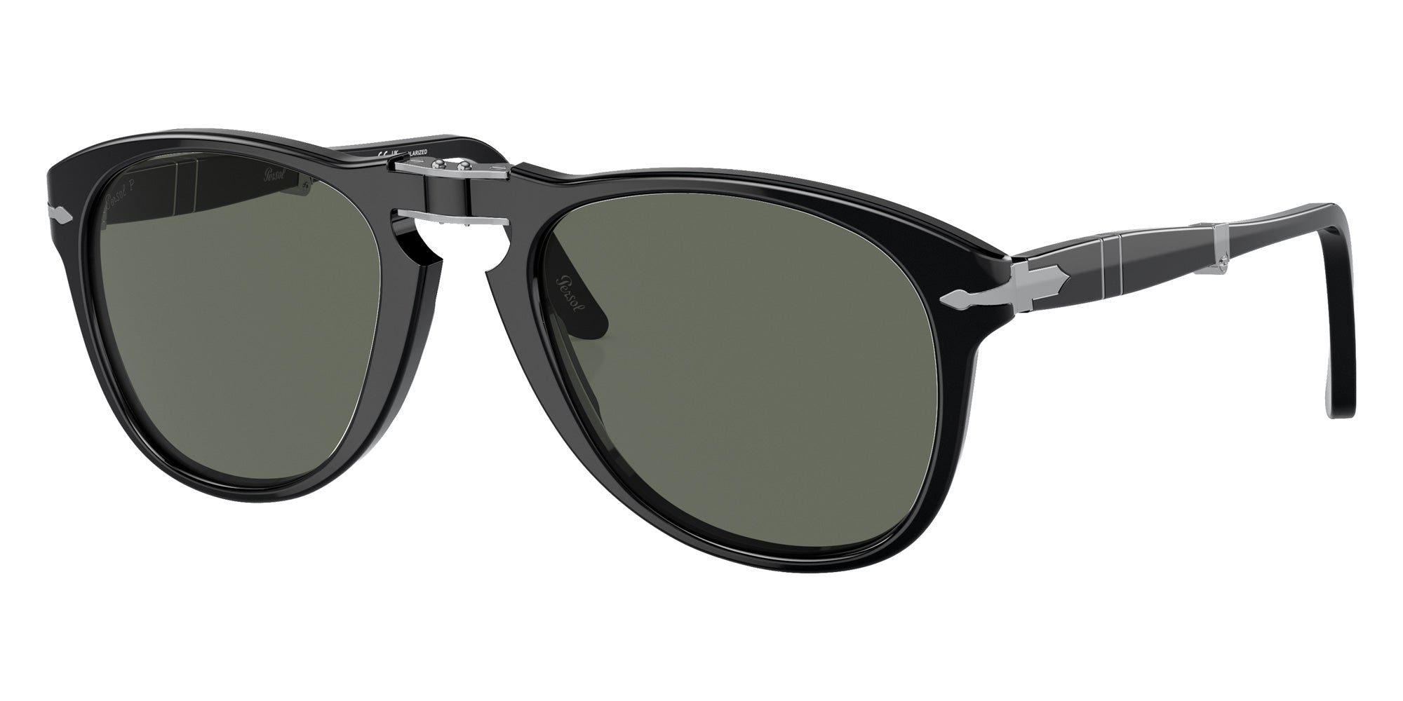 Persol PO0714 714 - Original 95/58 54 - Black / Green Polarized #id:po07149558_s:106105