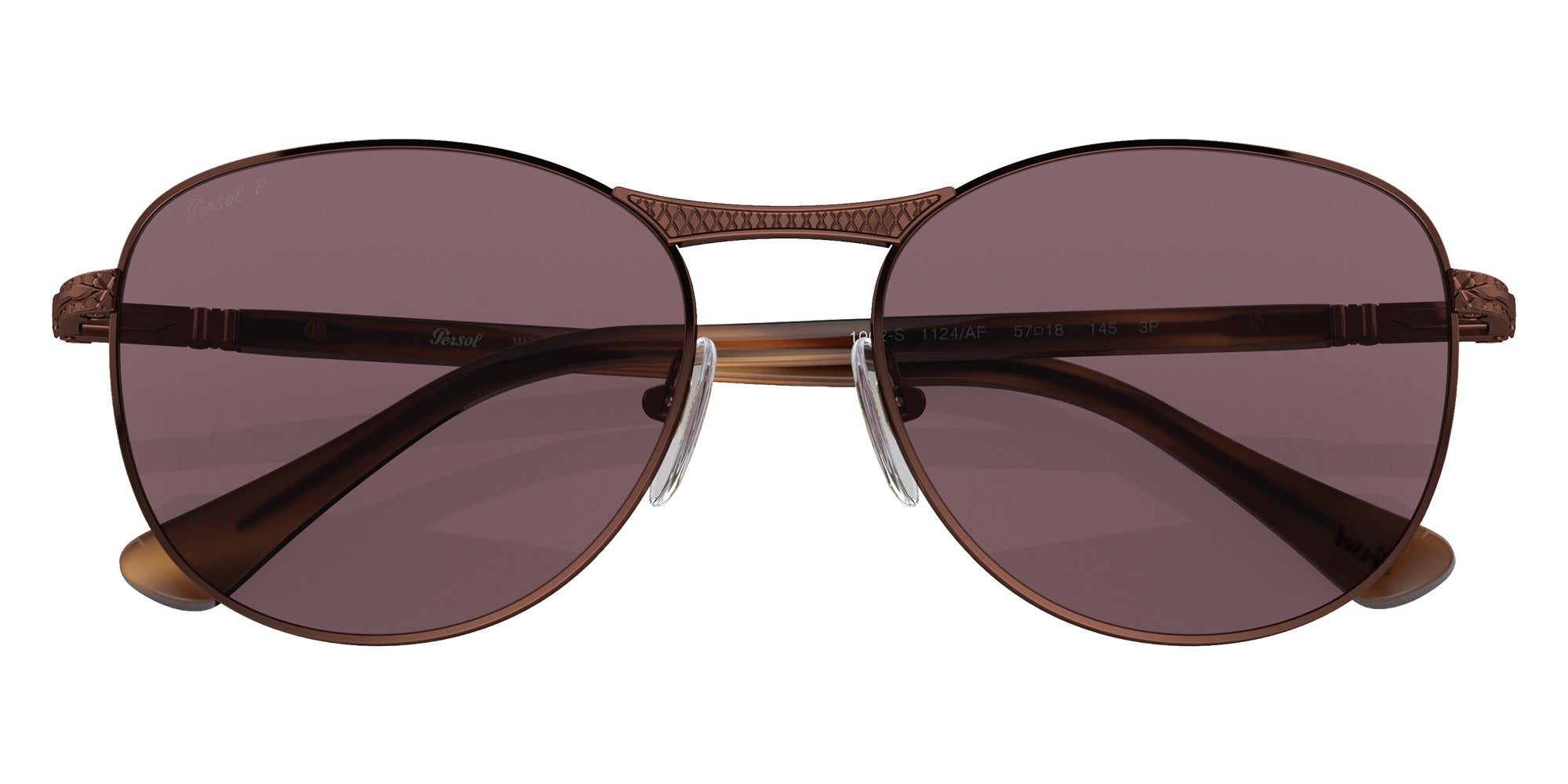 Persol PO1002S 1124AF 57 - Shiny Brown #id:po1002s1124af_s:100125