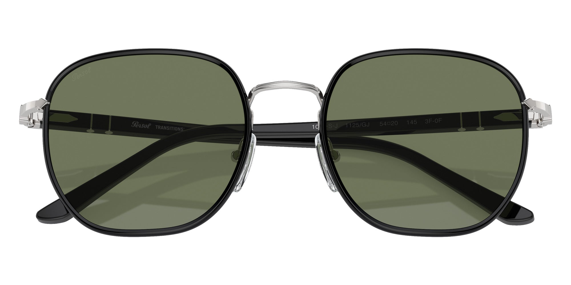 Persol PO1015SJ - Transitions�� 1125GJ 54 - Silver/Black / Transitions 8 Green #id:po1015sj1125gj_s:100100