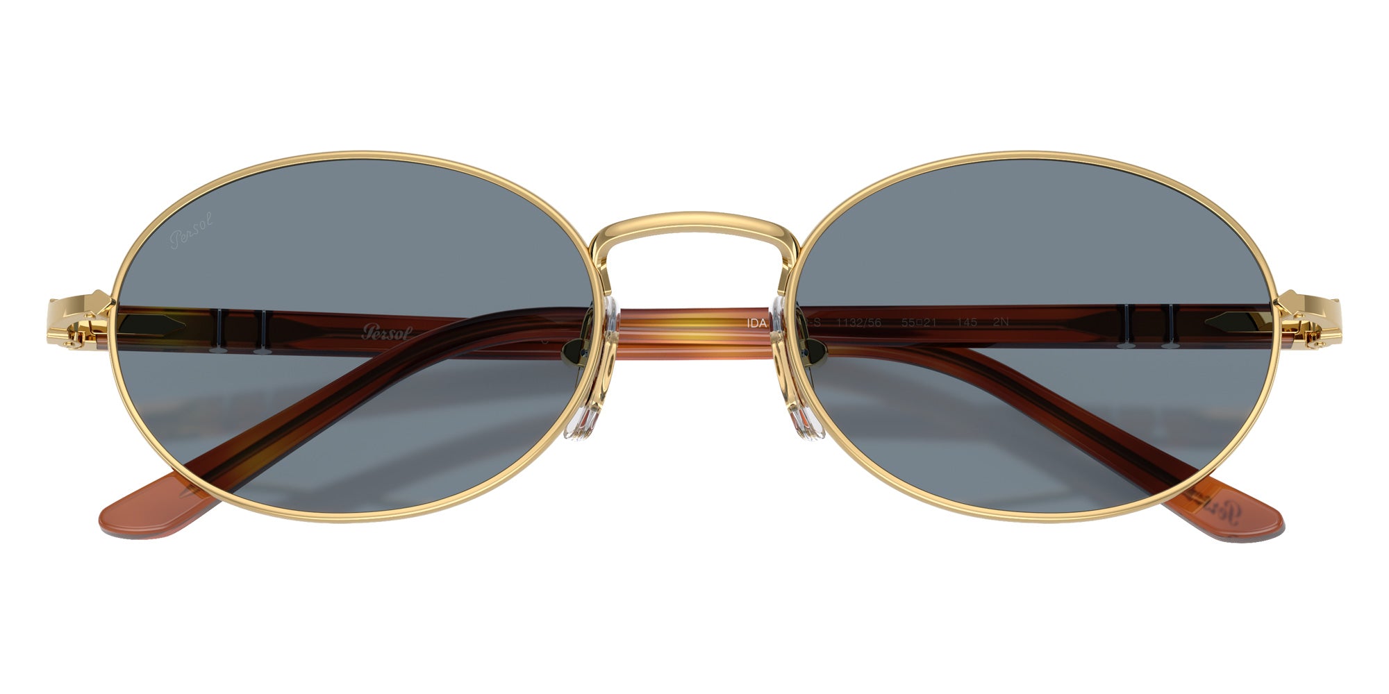 Persol PO1018S Ida 113256 52 - Gold / Light Blue #id:po1018s113256_s:102125