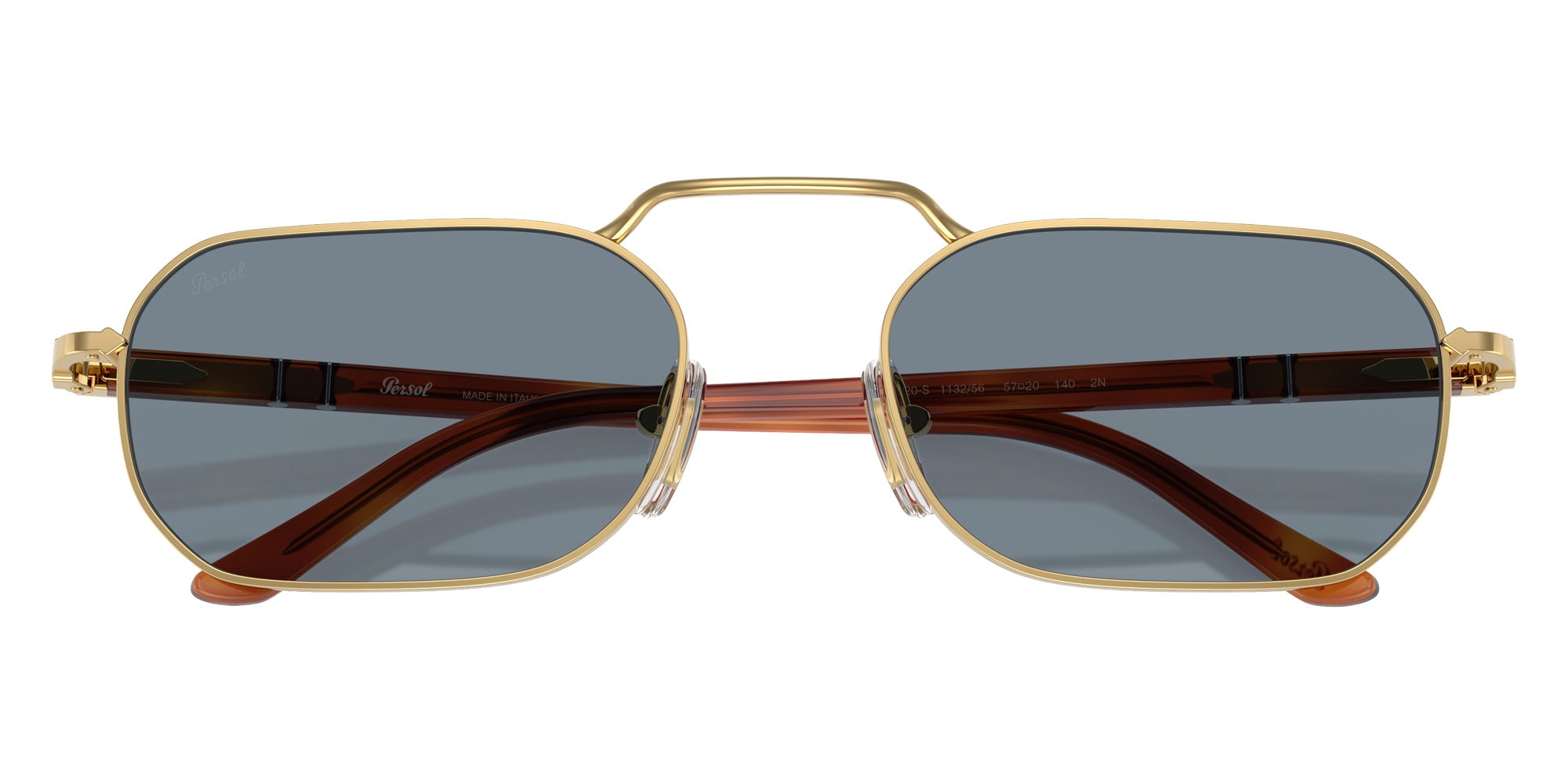 Persol PO1020S 113256 57 - Gold / Light Blue #id:po1020s113256_s:100125