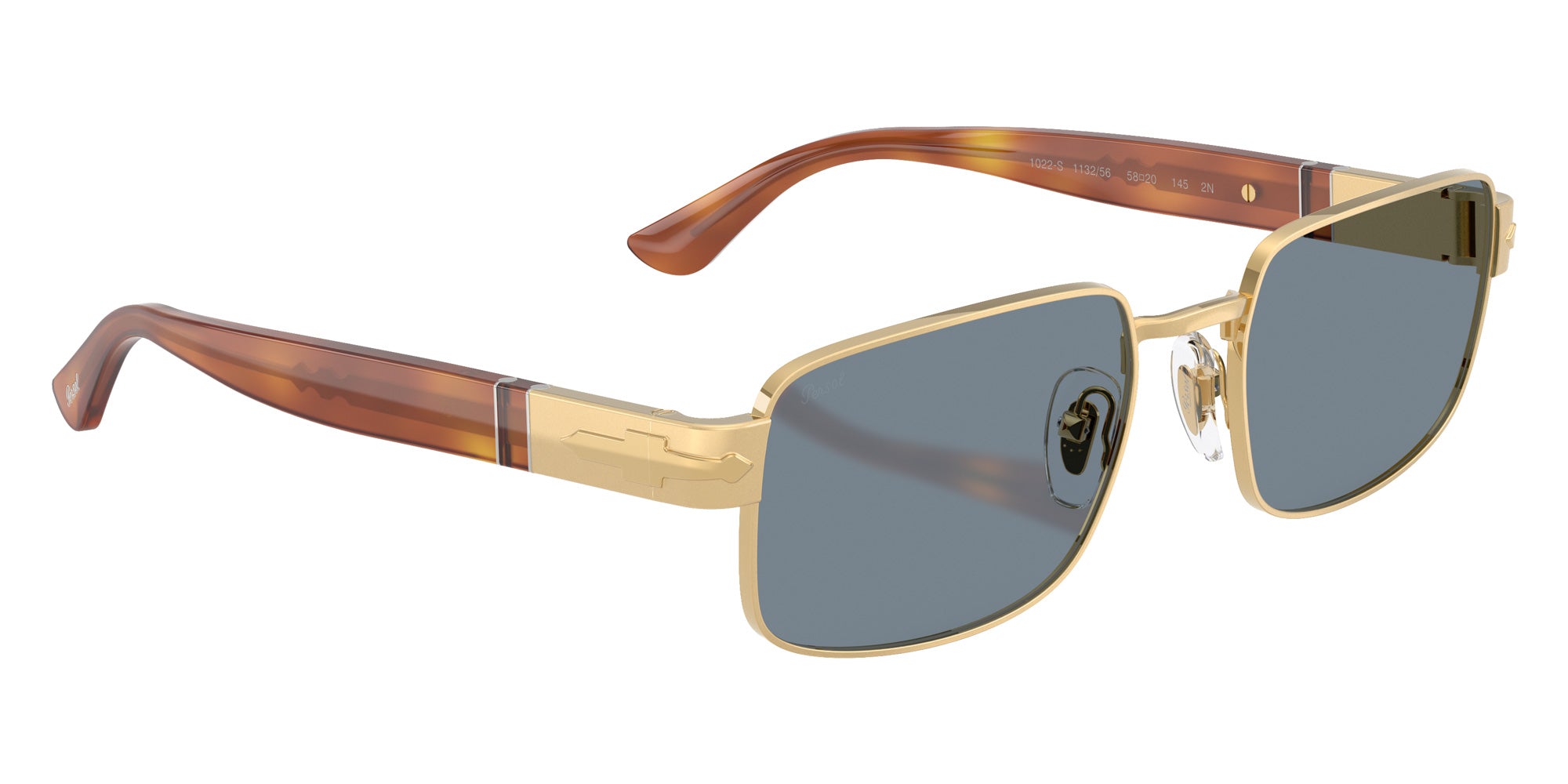 Persol PO1022S 113256 58 - Gold / Light Blue #id:po1022s113256_s:102120