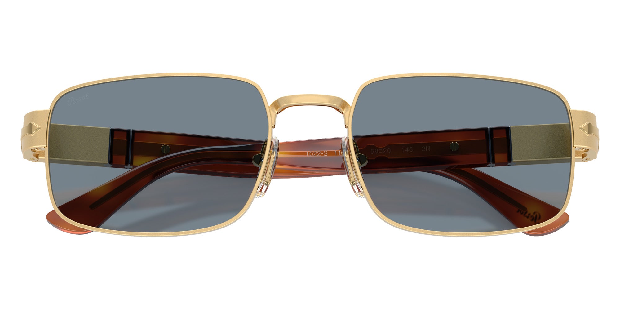 Persol PO1022S 113256 58 - Gold / Light Blue #id:po1022s113256_s:102125