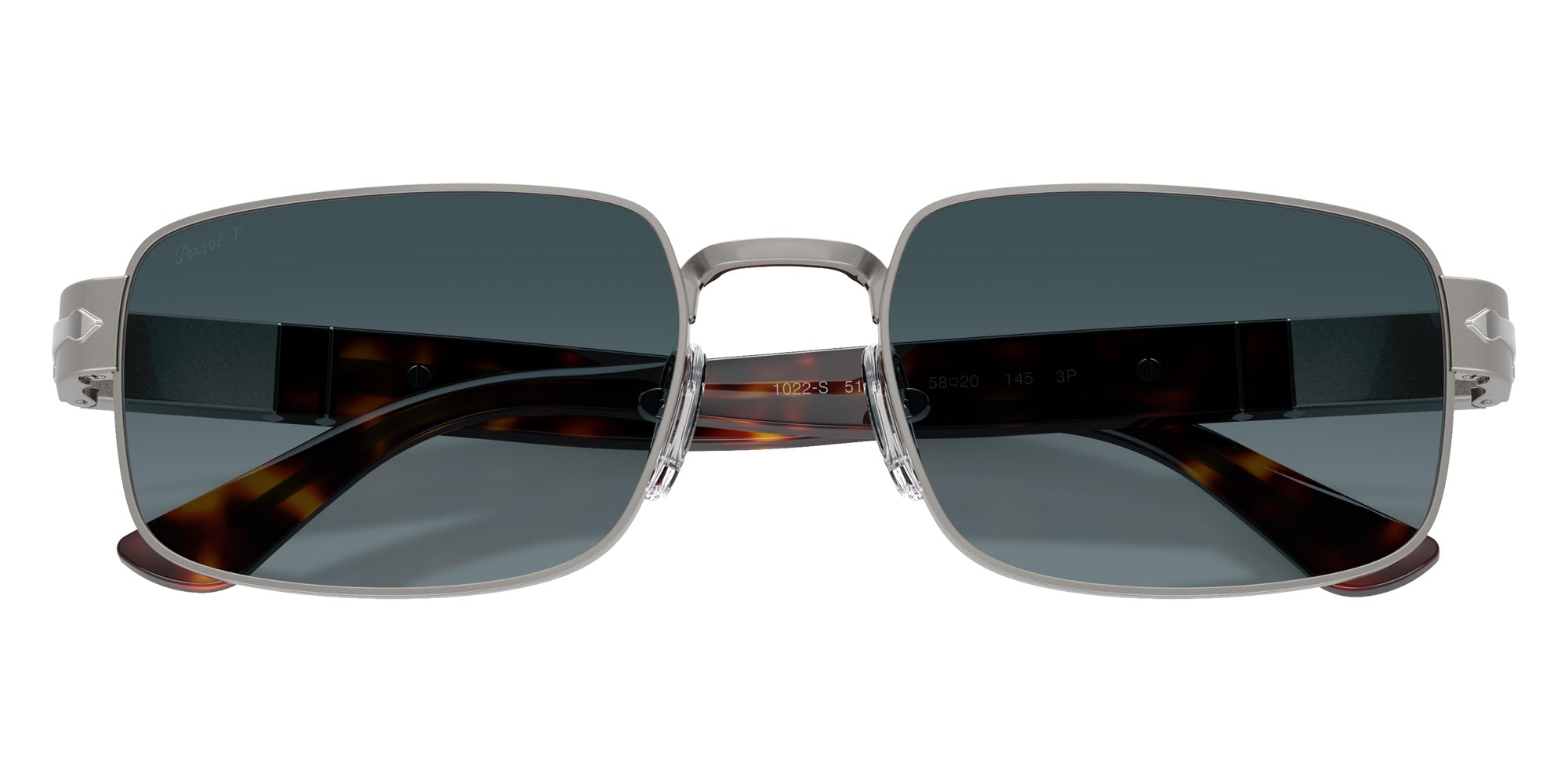Persol PO1022S 513/S3 58 - Gunmetal / Polarized Gradient Blue #id:po1022s513s3_s:104125