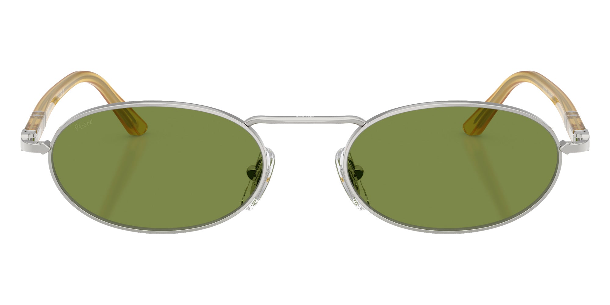 Persol PO1023S 518/4E 55 - Silver / Green #id:po1023s5184e_s:110100