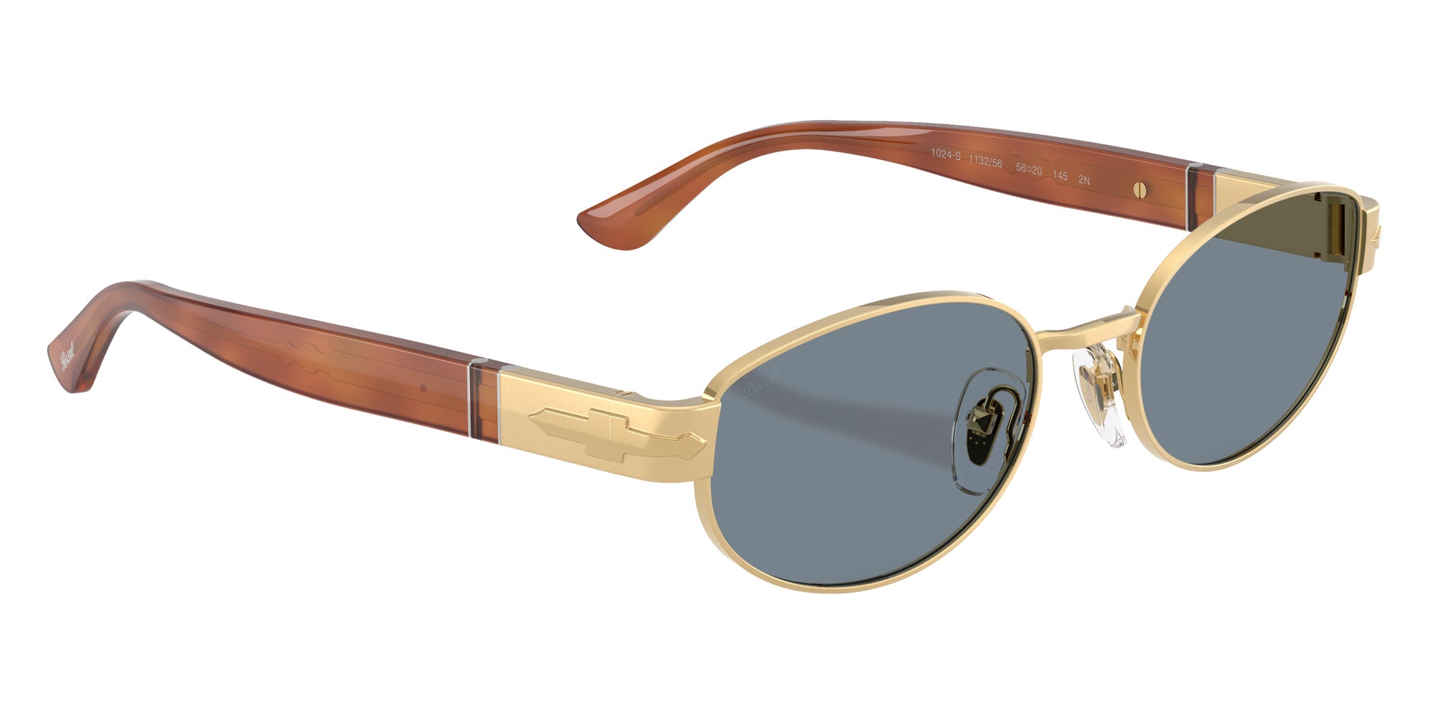 Persol PO1024S 113256 56 - Gold / Light Blue #id:po1024s113256_s:102120