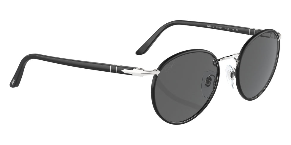 Persol PO2422SJ 1119B1 51 - Silver Matte Black / Gray #id:po2422sj1119b1_s:100120
