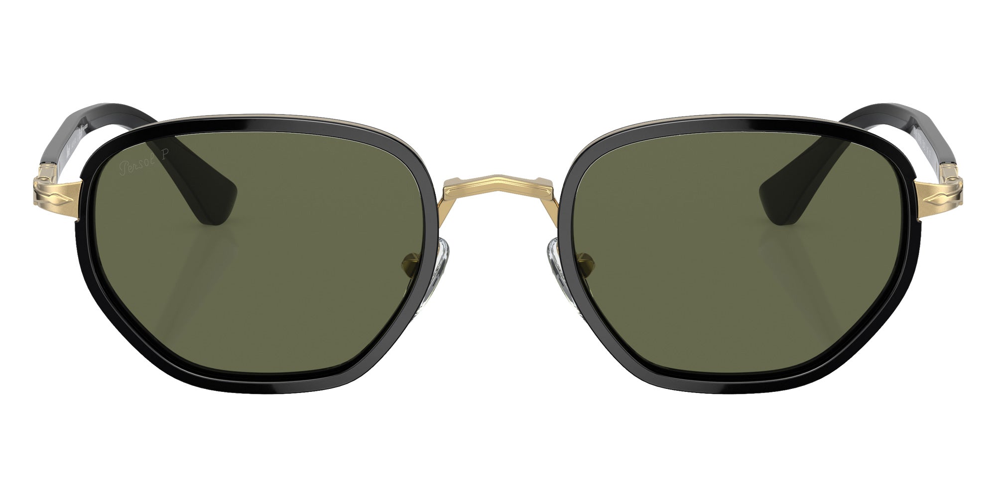 Persol PO2471S 109758 50 - Black / Green Polarized #id:po2471s109758_s:100100