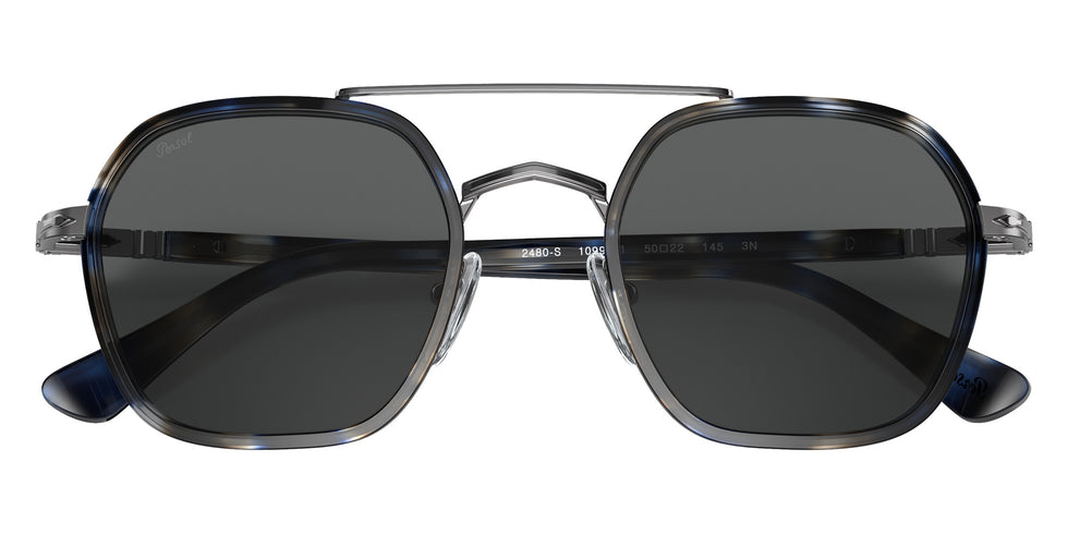 Persol PO2480S 1099B1 50 - Striped Blue Gray #id:po2480s1099b1_s:100125
