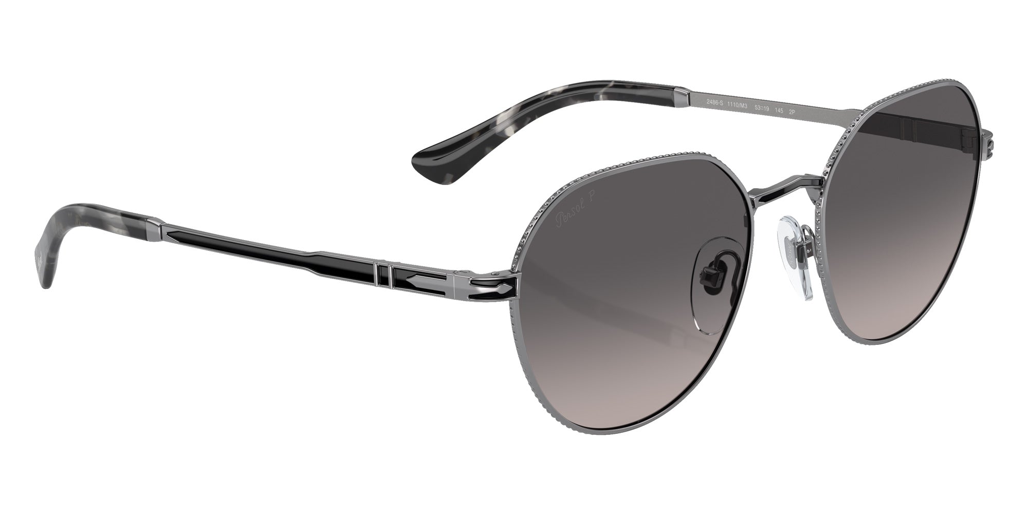 Persol PO2486S 1110M3 51 - Gunmetal/Black / Smoke Gradient Polarized #id:po2486s1110m3_s:106120