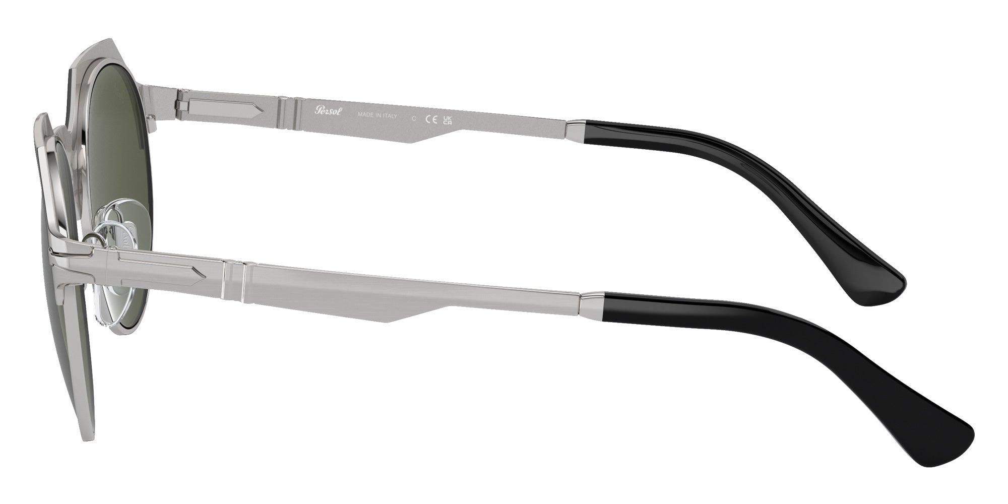 Persol PO2488S 111431 48 - Brushed Silver / Green #id:po2488s111431_s:100110
