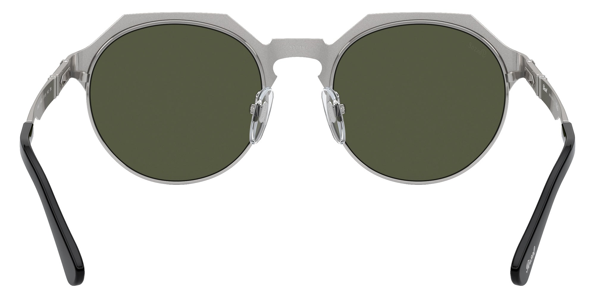 Persol PO2488S 111431 48 - Brushed Silver / Green #id:po2488s111431_s:100115
