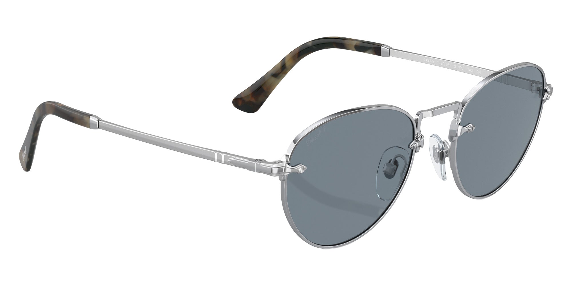 Persol PO2491S 112256 51 - Silver / Light Blue #id:po2491s112256_s:100120