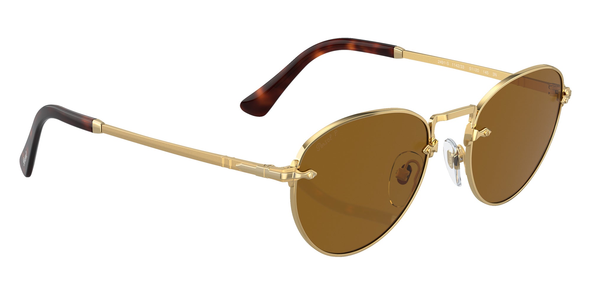 Persol PO2491S 114233 49 - Gold / Brown #id:po2491s114233_s:106120