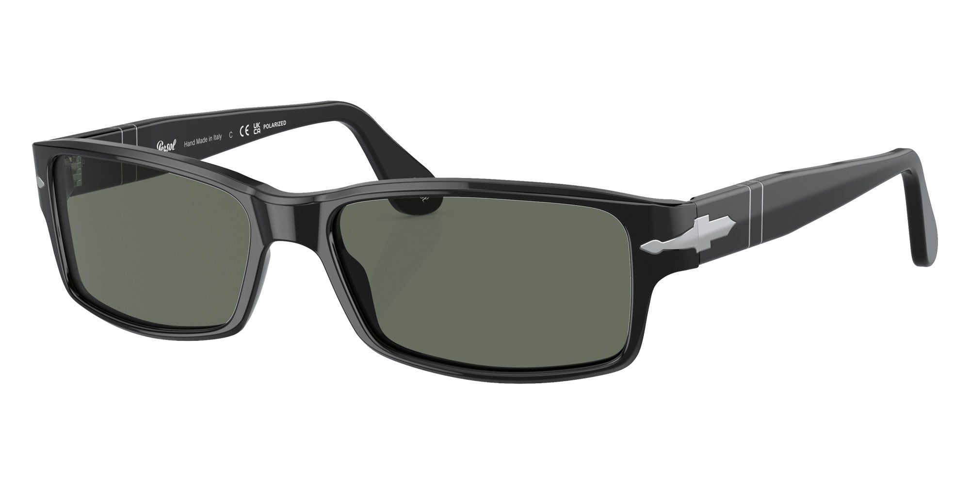Persol PO2747S 95/48 57 - Black / Green Polarized #id:po2747s9548_s:100105