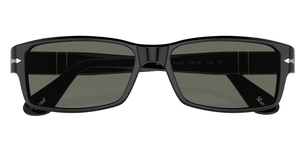 Persol PO2747S 95/48 57 - Black / Green Polarized #id:po2747s9548_s:100120