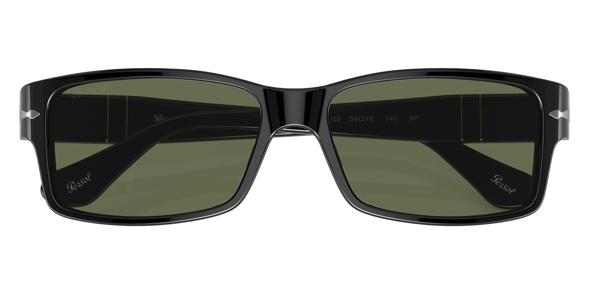 Persol PO2803S 95/58 58 - Black / Green Polarized #id:po2803s9558_s:102120
