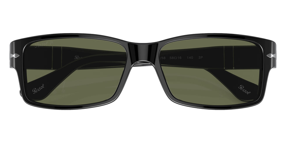 Persol PO2803S 95/58 58 - Black / Green Polarized #id:po2803s9558_s:102120