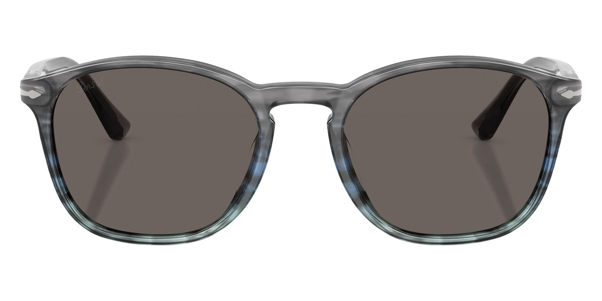 Persol PO3007SX 1205B1 50 - Gradient Stripped Gray Blue / Dark Gray #id:po3007sx1205b1_s:100100