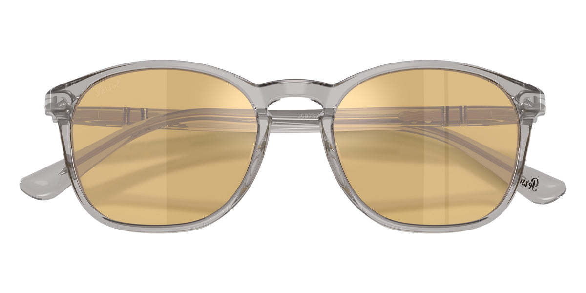 Persol PO3007SX 309/0F 52 - Transparent Gray / Golden Orange Mirrored #id:po3007sx3090f_s:112125