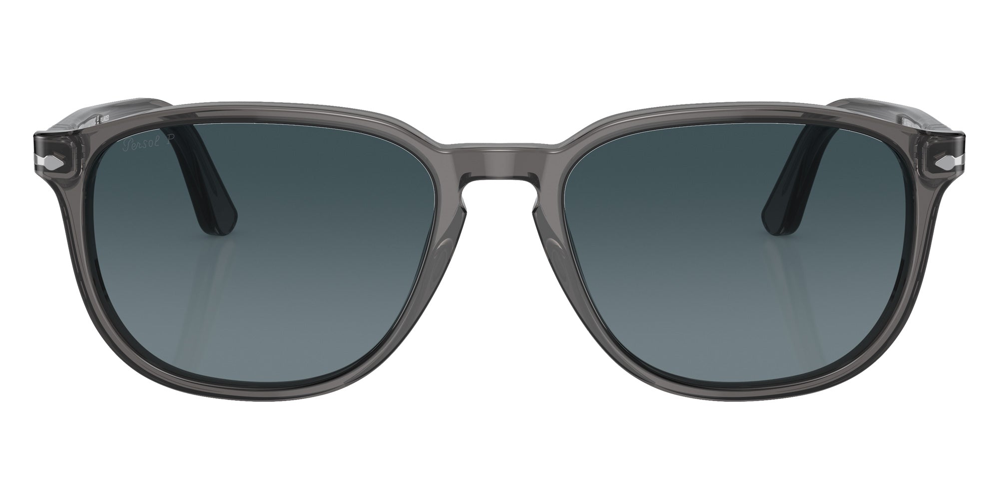 Persol PO3019S 1196S3 52 - Transparent Gray / Light Blue Gradient Dark Blue Polarized #id:po3019s1196s3_s:100100